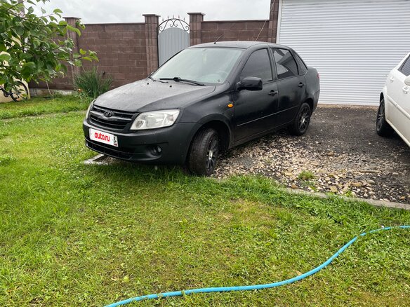 2013 Lada (ВАЗ) Granta I, чёрный - вид 8