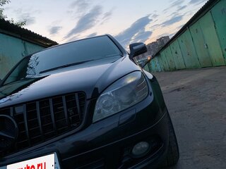 2008 Mercedes-Benz C-Класс 180 Kompressor III (W204), чёрный, 1100000 рублей, вид 4