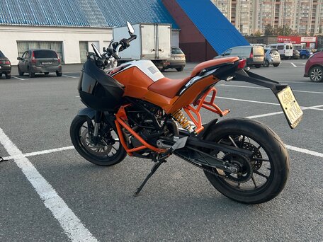 2013 KTM 200 Duke, оранжевый, 200000 рублей, вид 2