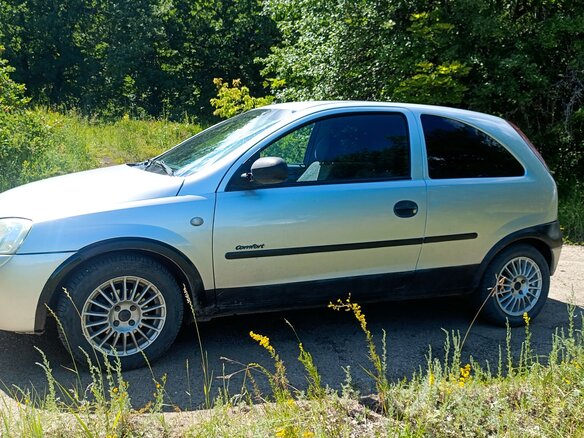 2001 Opel Corsa C, серебристый, 250000 рублей - вид 11