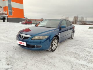 2007 Mazda 6 I (GG) Рестайлинг, синий, 650000 рублей, вид 1