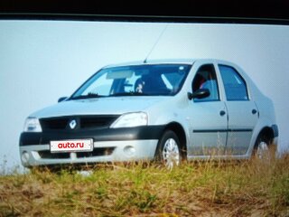 2007 Renault Logan I, серый, 405000 рублей, вид 1