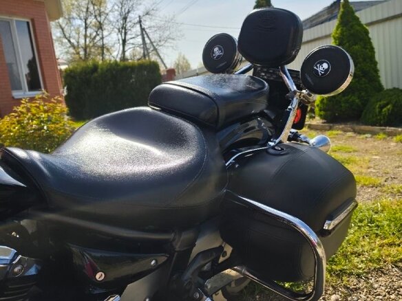 2007 Yamaha XVS1300, чёрный, 600000 рублей - вид 2