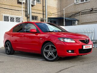 2008 Mazda 3 I (BK) Рестайлинг, красный, 420000 рублей, вид 4