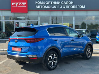 2019 Kia Sportage IV Рестайлинг, синий, 2185000 рублей, вид 4