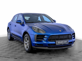 2021 Porsche Macan I Рестайлинг, синий, 4070000 рублей, вид 3