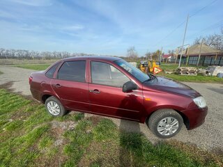 2013 Lada (ВАЗ) Granta I, пурпурный, 400000 рублей, вид 3