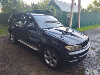 2003 BMW X5 3.0i I (E53) Рестайлинг, чёрный, 950000 рублей, вид 4