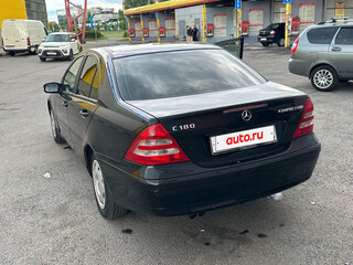 2003 Mercedes-Benz C-Класс 180 II (W203), чёрный, 420000 рублей, вид 3