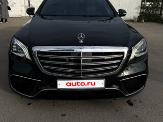 2014 Mercedes-Benz S-Класс AMG 63 AMG Long III (W222, C217), чёрный, 2900000 рублей, вид 1