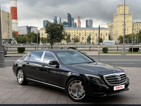 2016 Mercedes-Benz Maybach S-Класс 500 I (X222), чёрный, 3350000 рублей, вид 3