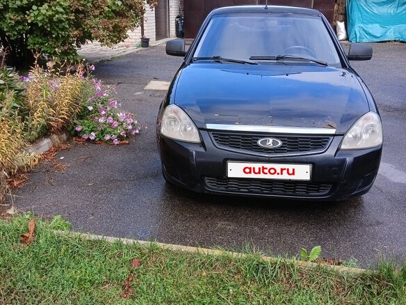 2012 Lada (ВАЗ) Priora I, чёрный, 220000 рублей - вид 1