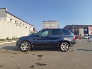 2004 BMW X5 3.0i I (E53) Рестайлинг, синий, 900000 рублей, вид 2