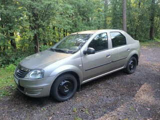 2011 Renault Logan I Рестайлинг, бежевый, 500000 рублей, вид 2