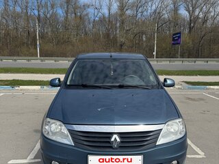 2011 Renault Logan I Рестайлинг, синий, 450000 рублей, вид 2