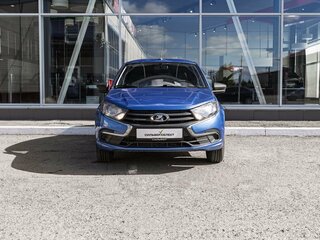 2018 Lada (ВАЗ) Granta I Рестайлинг, синий, 450000 рублей, вид 3