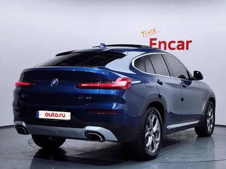 2022 BMW X4 20i II (G02) Рестайлинг, синий, 5025000 рублей, вид 3