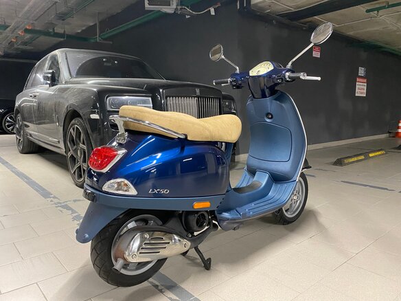2011 Vespa LX 50, синий, 548000 рублей - вид 3