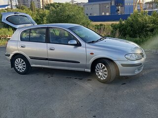 2001 Nissan Almera II (N16), серебристый, 335000 рублей, вид 2
