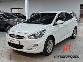 2012 Hyundai Solaris I, белый, 614000 рублей, вид 1