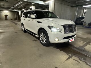 2014 Infiniti QX80 I, белый, 2650000 рублей, вид 1