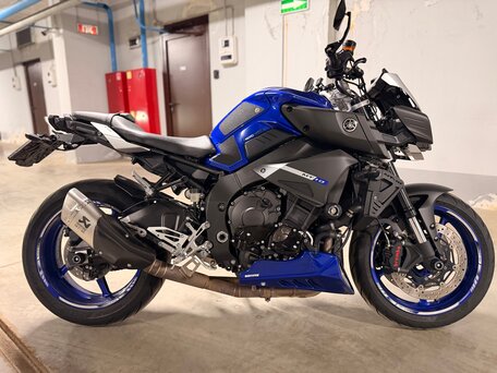 2017 Yamaha MT-10, синий, 1250000 рублей, вид 1