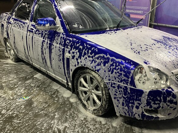 2012 Lada (ВАЗ) Priora I, синий, 390000 рублей - вид 3