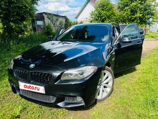 2014 BMW 5 серии 520i VI (F10/F11/F07) Рестайлинг, чёрный, 2100000 рублей, вид 2