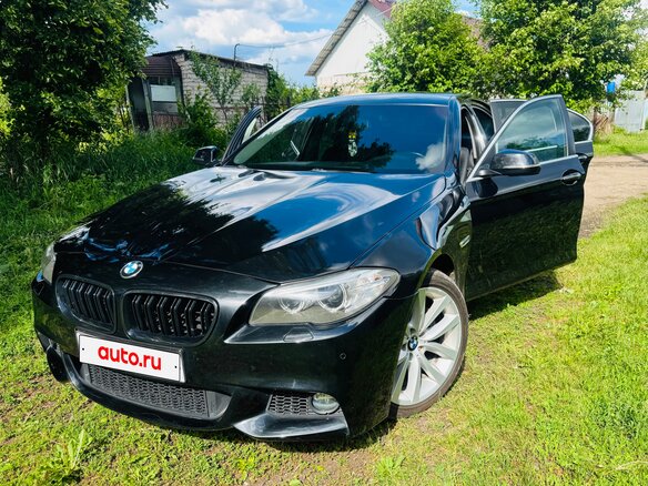 2014 BMW 5 серии 520i VI (F10/F11/F07) Рестайлинг, чёрный, 2100000 рублей - вид 1