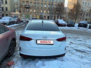 2020 Hyundai Solaris II Рестайлинг, белый, 1150000 рублей, вид 4