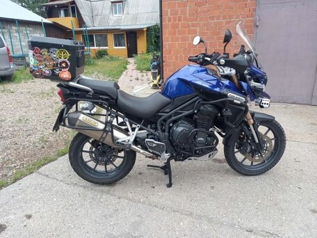 2012 Triumph Tiger Explorer, синий, 645000 рублей, вид 2
