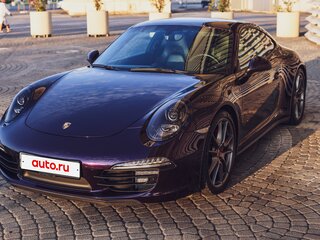 2013 Porsche 911 Carrera 4S VII (991), фиолетовый, 7900000 рублей, вид 4