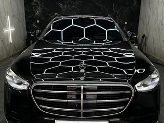 2021 Mercedes-Benz S-Класс 450 Long 4MATIC VII (W223), чёрный, 8000000 рублей, вид 2