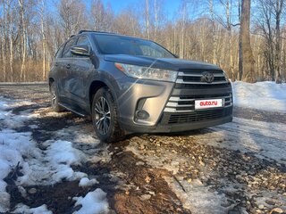 2019 Toyota Highlander III (XU50) Рестайлинг, серый, 3070000 рублей, вид 1