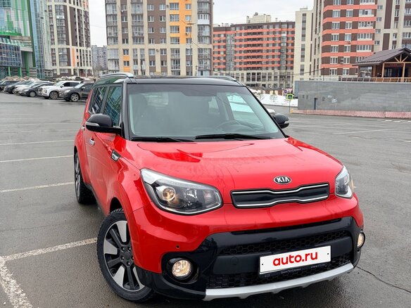 2018 Kia Soul II Рестайлинг, красный, 1590000 рублей - вид 6