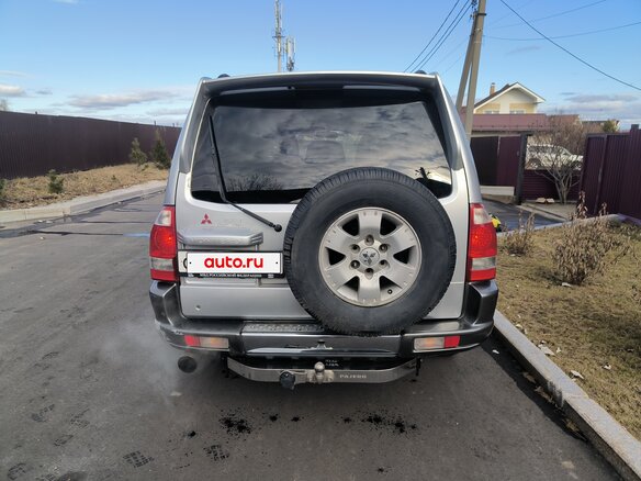2003 Mitsubishi Montero III, серебристый, 880000 рублей - вид 5