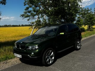 2004 BMW X5 3.0i I (E53) Рестайлинг, зелёный, 1800000 рублей, вид 5