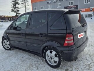 2002 Mercedes-Benz A-Класс 140 I (W168) Рестайлинг, чёрный, 480000 рублей, вид 5
