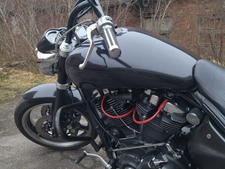 2003 Yamaha XV 1700 Warrior, чёрный, 510000 рублей, вид 5
