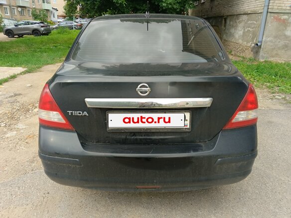 2007 Nissan Tiida I, чёрный, 365000 рублей - вид 6