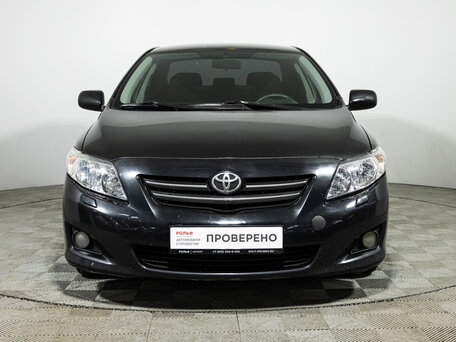 2008 Toyota Corolla X (E140, E150), чёрный, 619585 рублей, вид 2