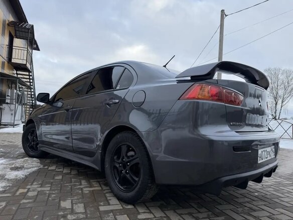 2007 Mitsubishi Lancer X, серый, 660000 рублей - вид 5