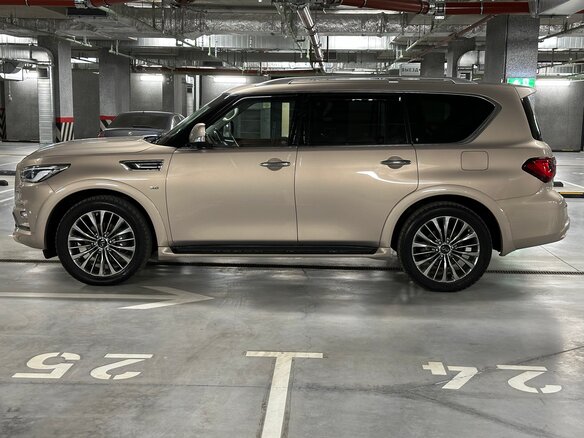 2020 Infiniti QX80 I Рестайлинг 3, жёлтый, 5700000 рублей - вид 7