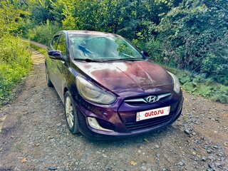 2011 Hyundai Solaris I, фиолетовый, 310000 рублей, вид 2
