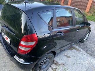 2007 Mercedes-Benz A-Класс 170 II (W169), чёрный, 365000 рублей, вид 4
