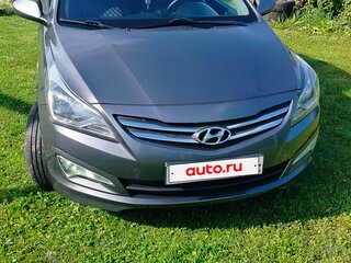 2015 Hyundai Solaris I Рестайлинг, серый, 920000 рублей, вид 2