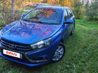 2020 Lada (ВАЗ) Vesta SW I, синий, 1200000 рублей, вид 1