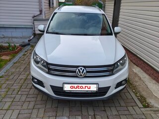 2014 Volkswagen Tiguan I Рестайлинг, белый, 1250000 рублей, вид 1