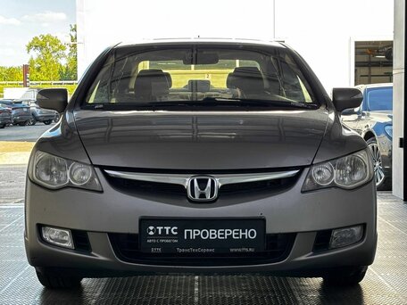 2008 Honda Civic Hybrid VIII Рестайлинг, серый, 475000 рублей, вид 2