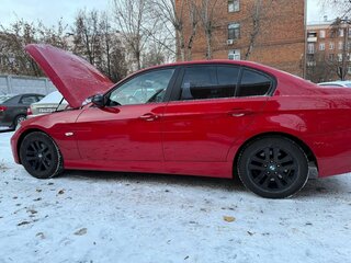 2008 BMW 3 серии 320i V (E90/E91/E92/E93), красный, 1090000 рублей, вид 4